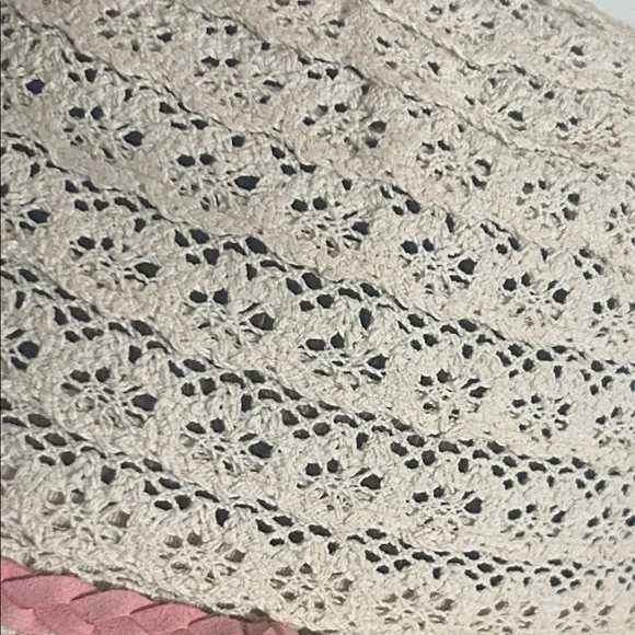 Vintage Cream Crochet Lace Hat - Picture 13 of 14